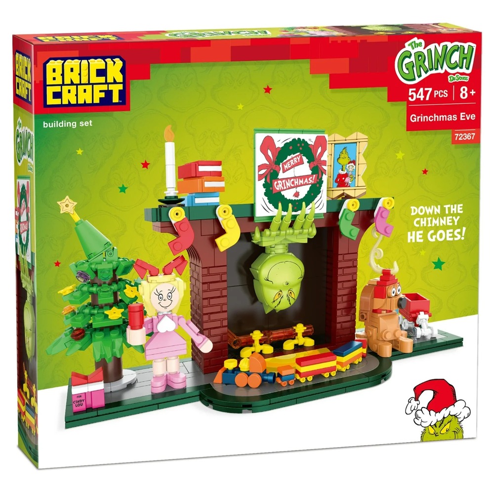 Grinch Grinchmas Eve Brick Craft 547 Pieces Building Set NEW Christmas Toy 2025